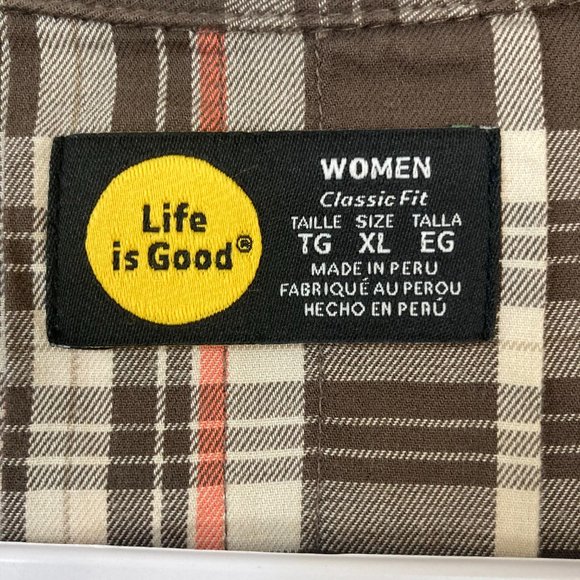 Life is Good Button down top - Picture 2 of 5